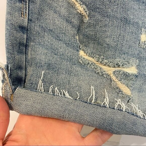 TREASURE & BOND Boyfriend High Waist Slim Fit Mini Shorts - Picture 6 of 12